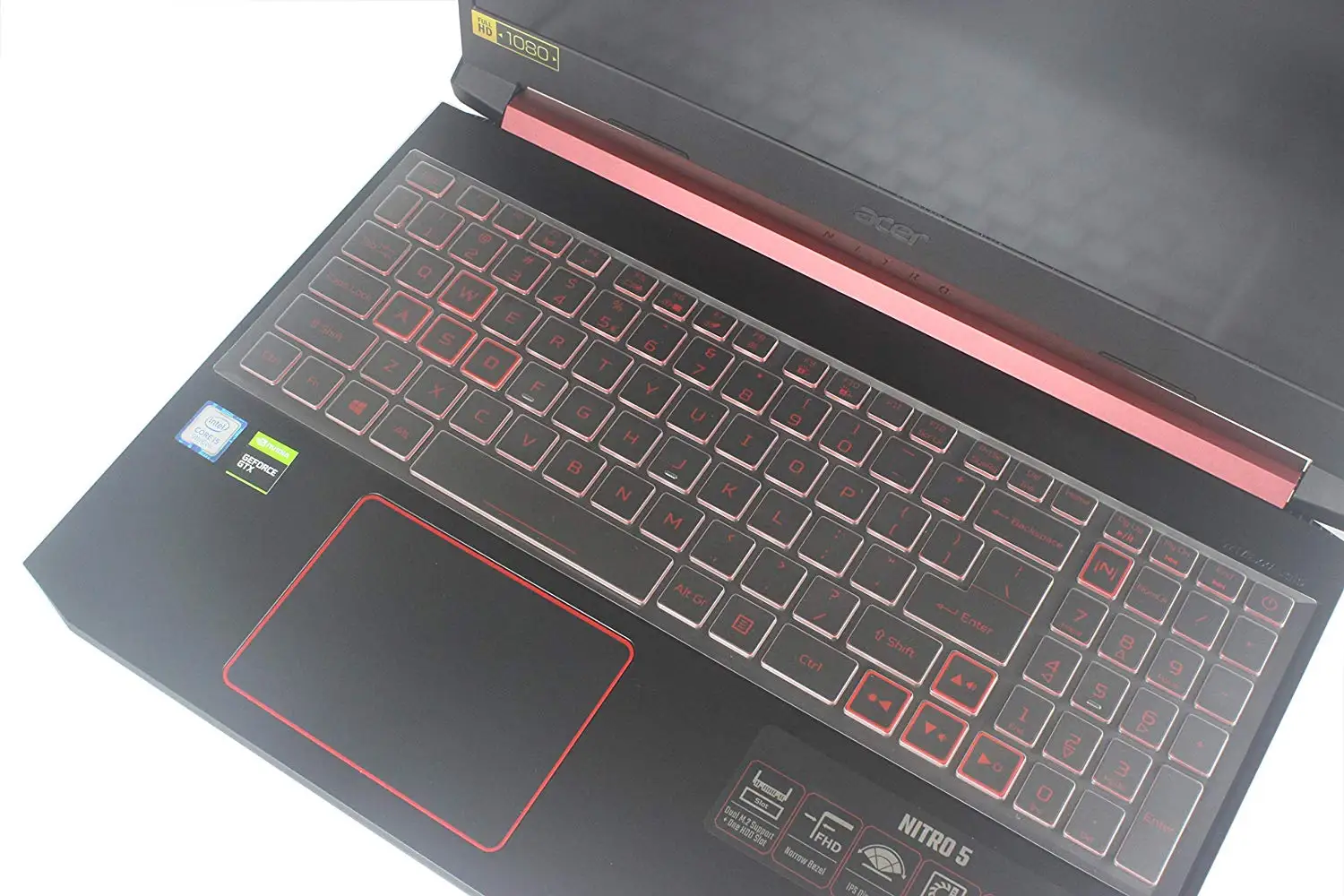 For Acer Nitro 5 AN515 54 54W2 AN515-54 51M5 / 17.3" Acer Nitro 5 AN517-51 56YW 15.6 inch TPU Keyboard Cover Protector skin
