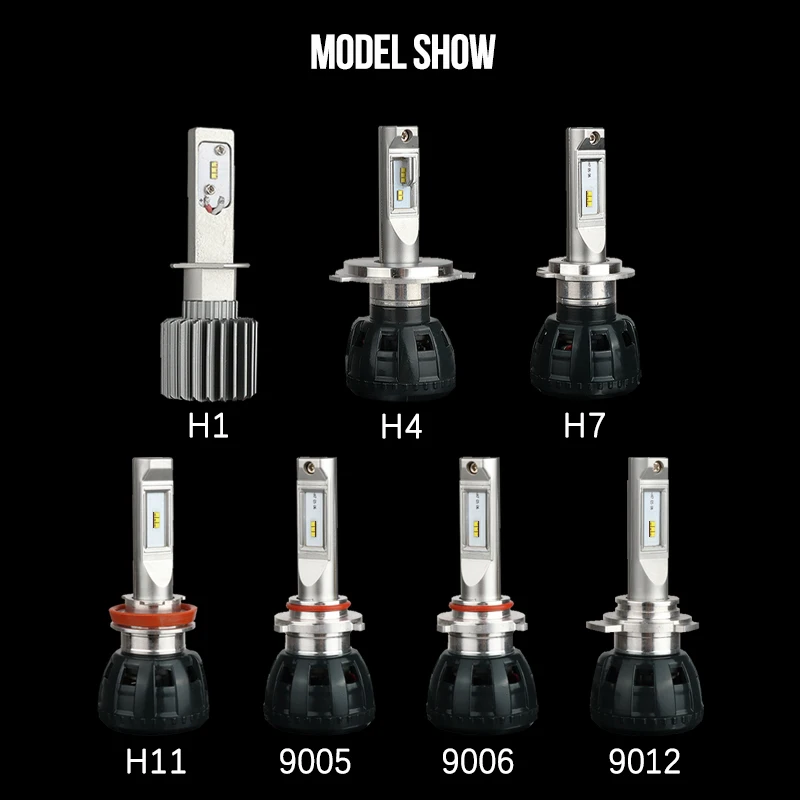 HuJo AK7 комплект автомобильных светодиодных фар 6000K 6500LM Автомобильные фары 30 Вт H7 H11