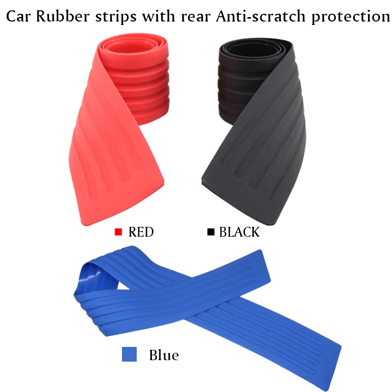 

BROSHOO Car Styling Rubber Rear Guard Bumper Trunk Protector Trim Cover Strip For Dodge For Journey Caliber Avenger Magnum