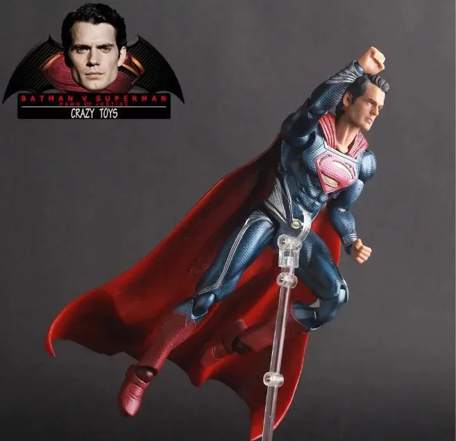 Сумасшедшие игрушки Лиги Справедливости 12 &quot25 см Супермен Супер Герой ПВХ