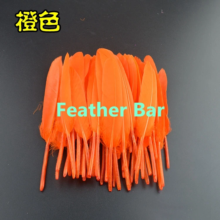 Недорогая распродажа 200 шт. 15 ярких окрашенных свободных гусиных искусств