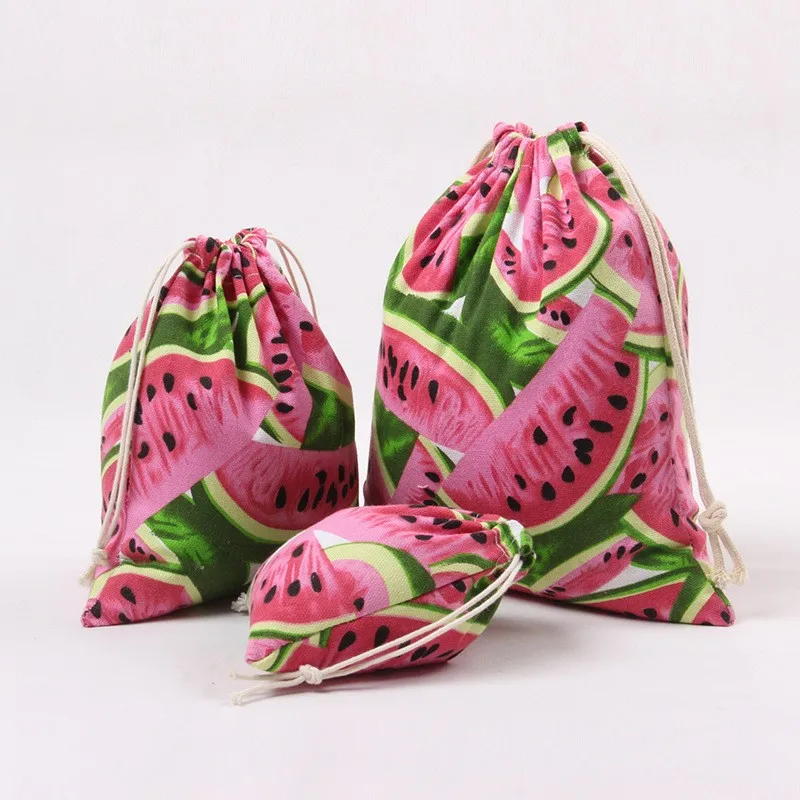 Хлопчатобумажная парусиновая сумка YILE для путешествий и одежды