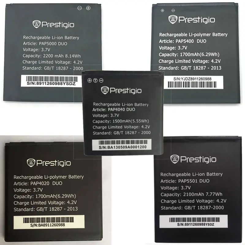PAP5000 PAP5501 PAP5400 PAP4020 DUO батарея для Prestigio MultiPhone Аккумуляторы мобильных телефонов +