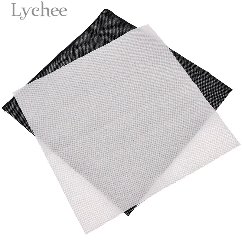 Lychee Life 25x25 см 18CT Вышивка крестиком ткань холст белый черный чистый хлопок сделай