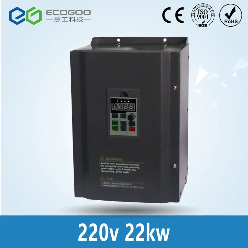 Лидер продаж! Преобразователь частоты 22 кВт 30 л.с. 400 Гц VFD однофазный 220 В вход 3