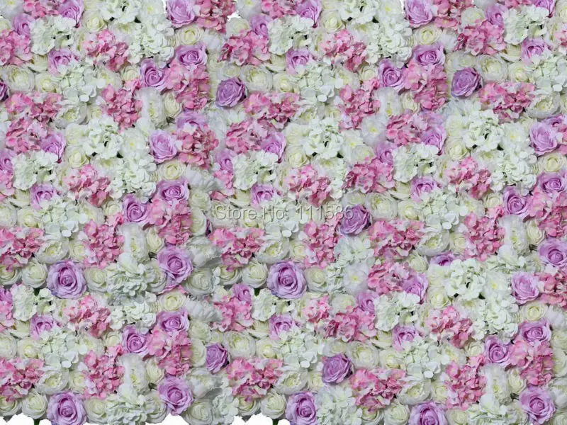 

SPR Free Shipping-10pcs/lot wholesale good quality personized artificial ROSE hydrangea flower wall for background decoration