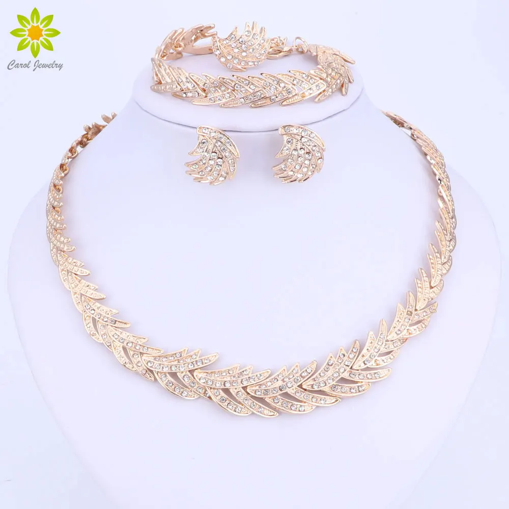 Набор украшений для женщин с африканскими бусинами кулон в форме листьев