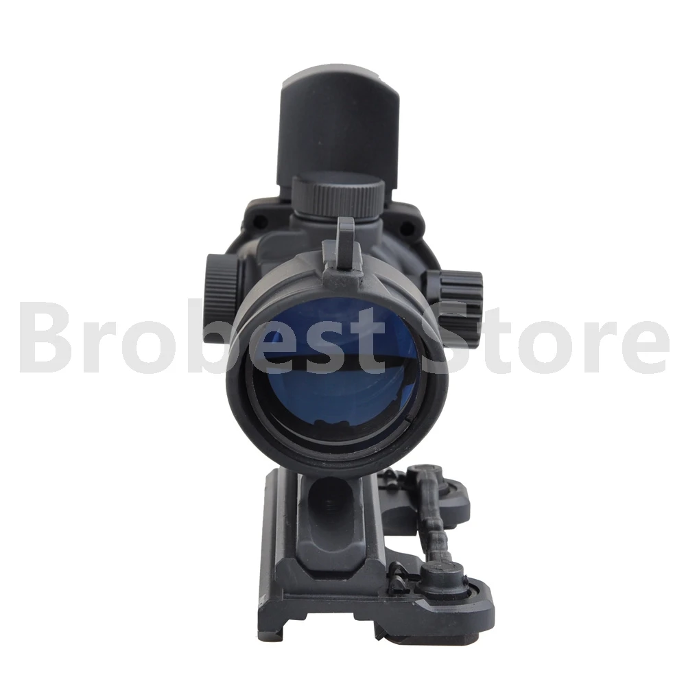 Acog 4X32 оптический прицел с креплением QD и мини красной точкой для снайпера