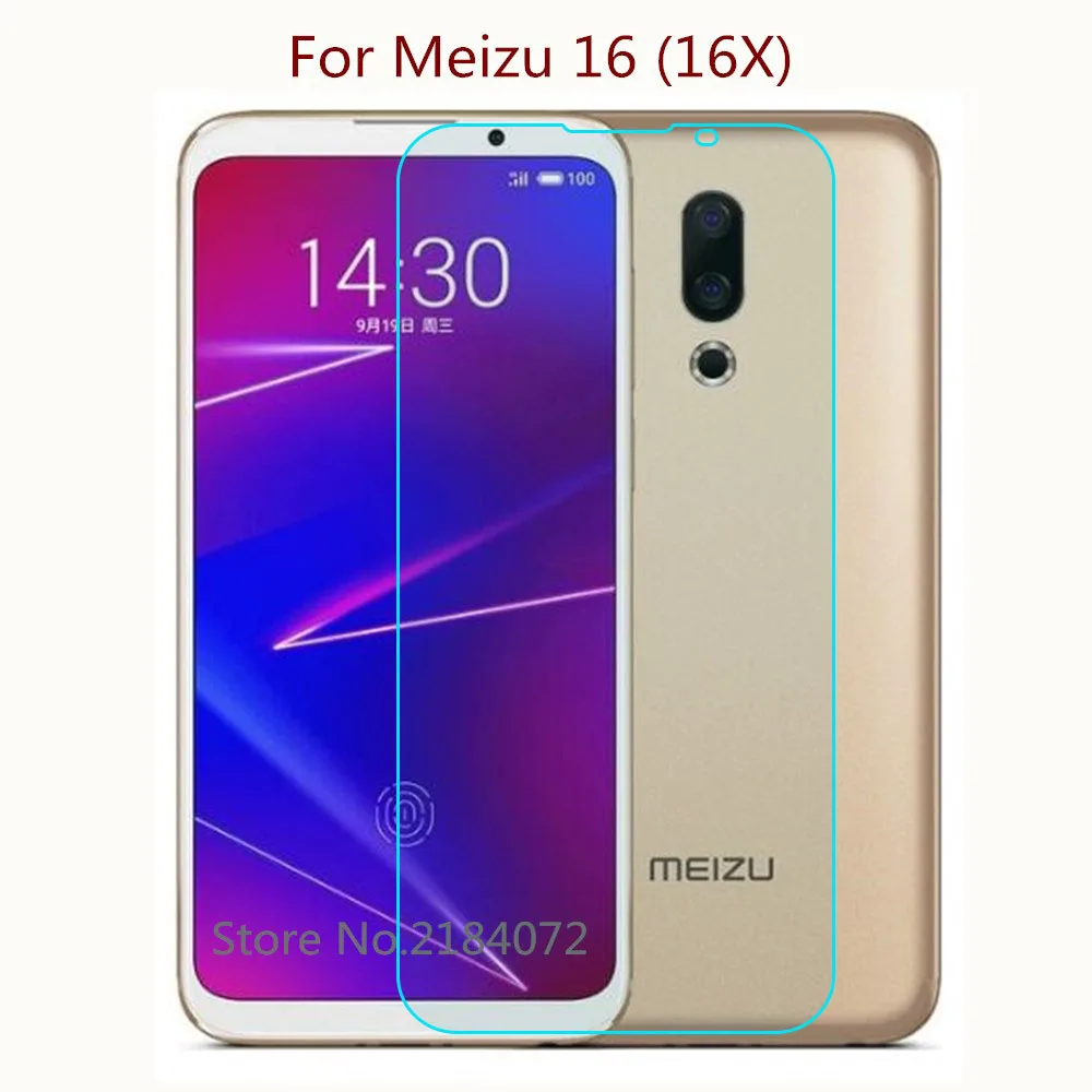2 шт. 9H 2.5D Защитное стекло для экрана Meizu 16 (16X) Закаленное смартфона Защитная