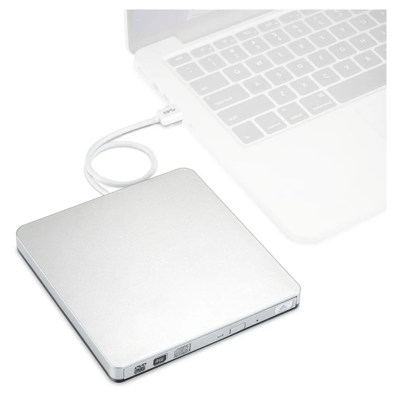 Внешний тонкий USB 3,0 DVD горелки DVD-RW VCD CD RW привод горелки Привод Superdrive портативный для Apple Mac MacBook Pro Air iMAC ПК