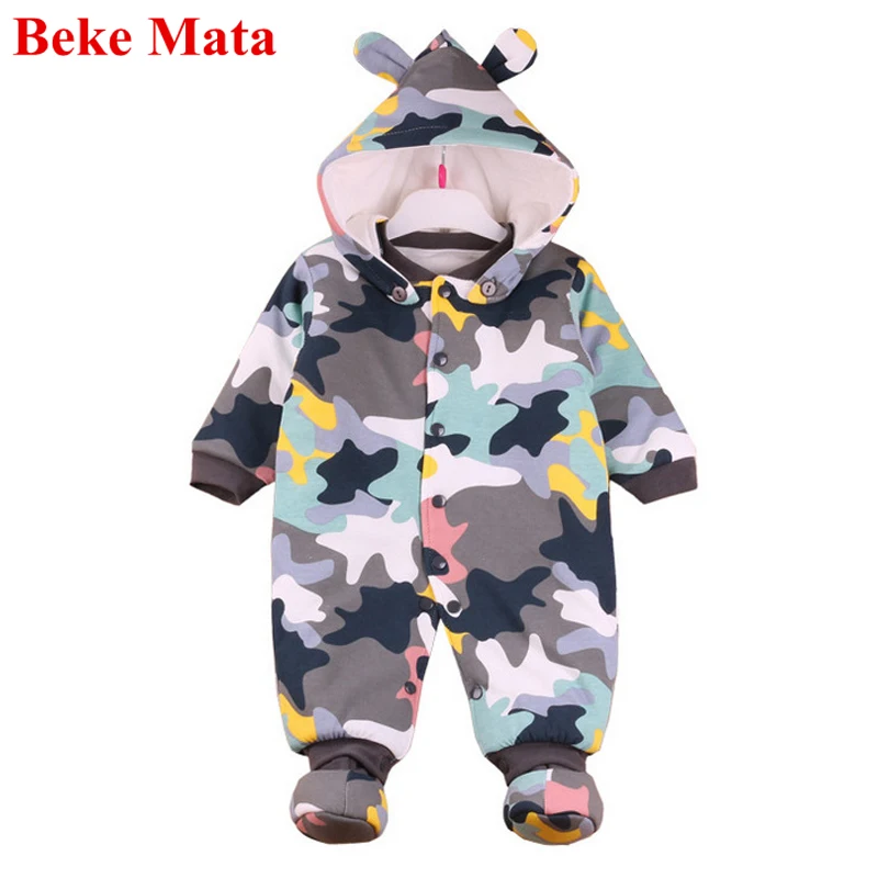 

Комбинезон детский BEKE MATA, зимний, теплый, с капюшоном, 2017
