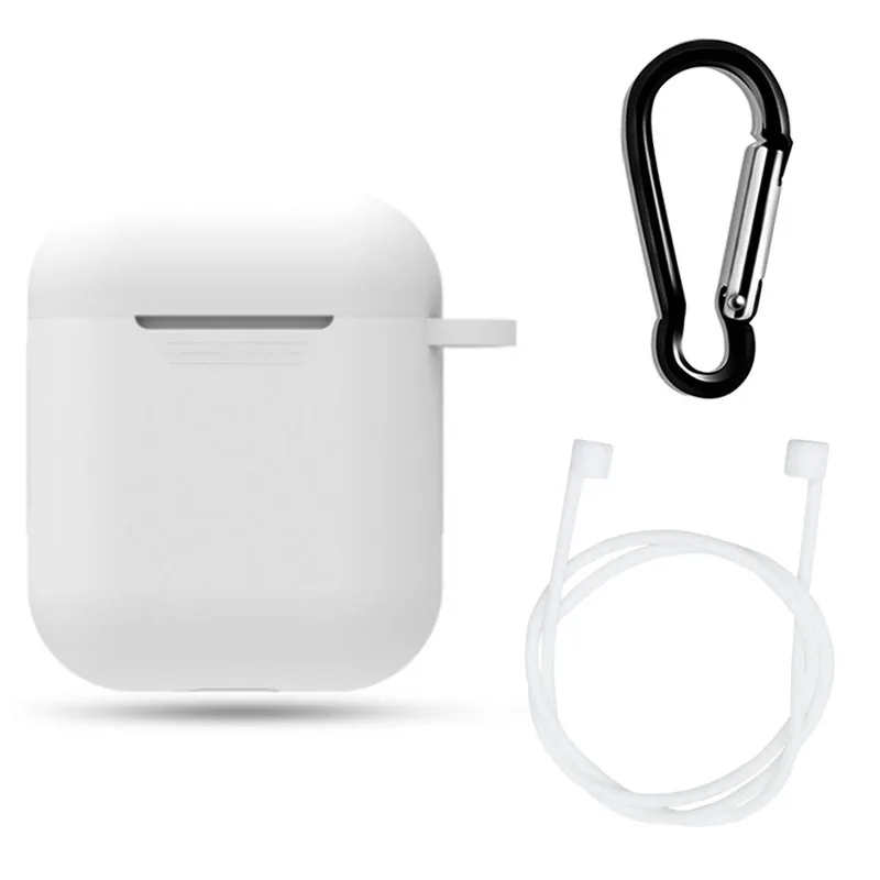 Мягкий силиконовый чехол для наушников Air Pods противоударный защитный чехол для наушников водонепроницаемый для Iphone 7 8 Гарнитура