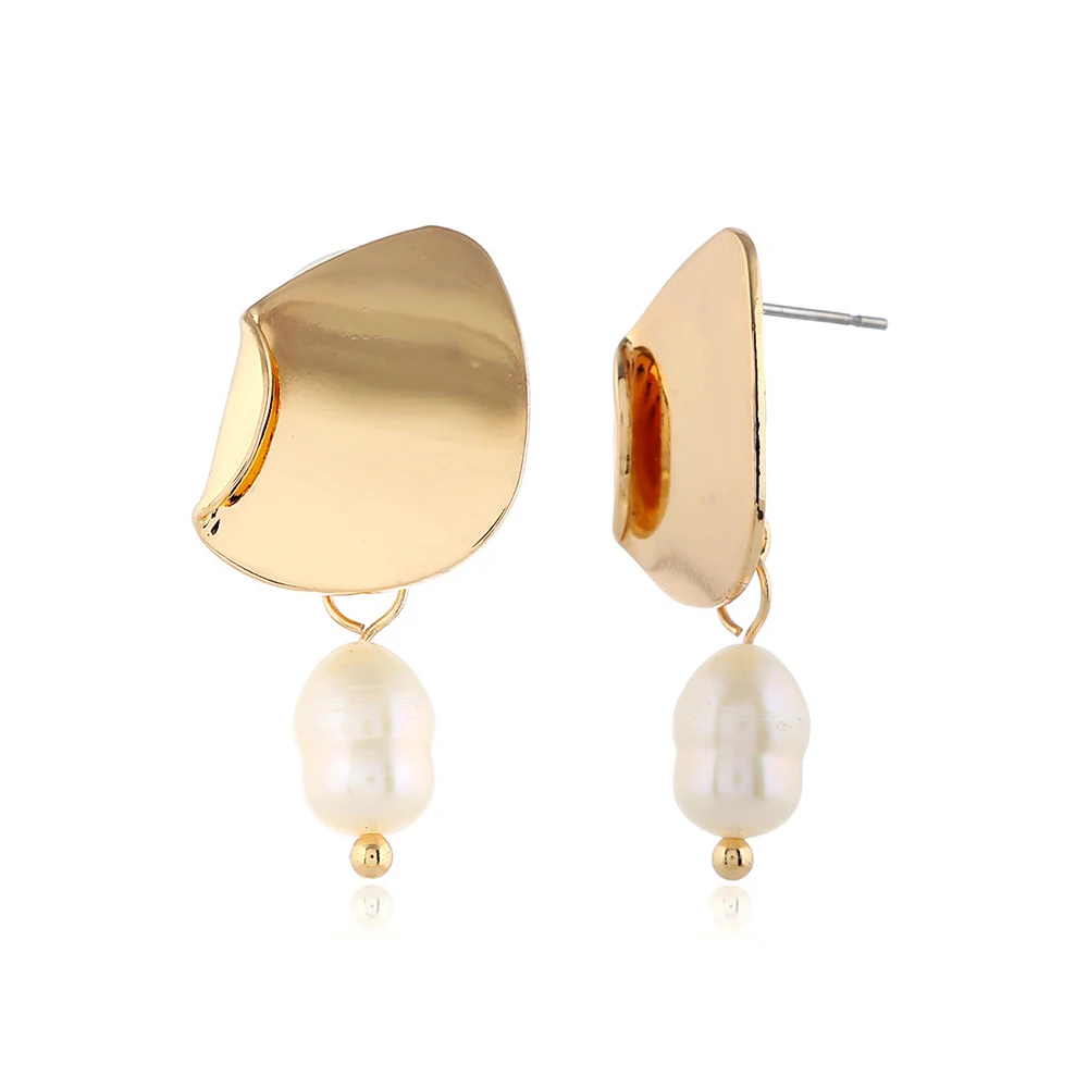 Vansno личности Матовый сплав Круглые серьги темперамент элегантный кисточкой Мода