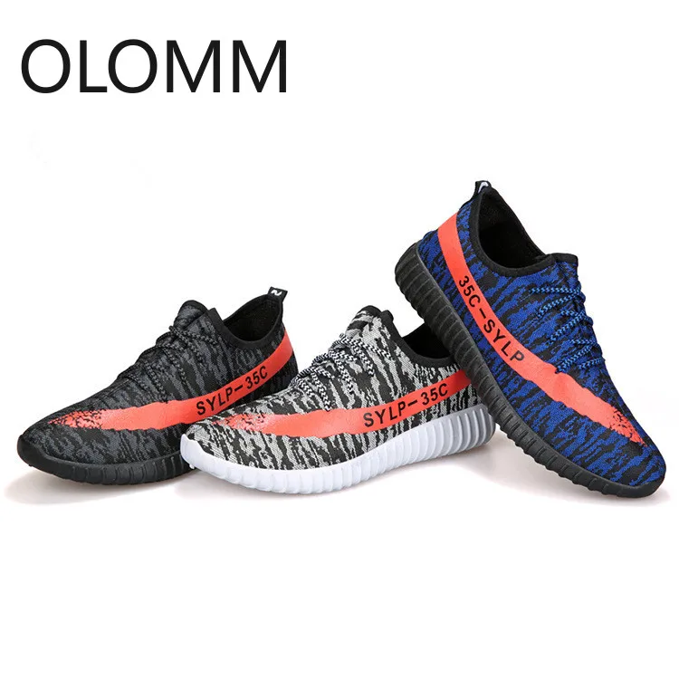OLOMM 2019 Новая мужская повседневная обувь Lac up легкая удобные дышащие прогулочные