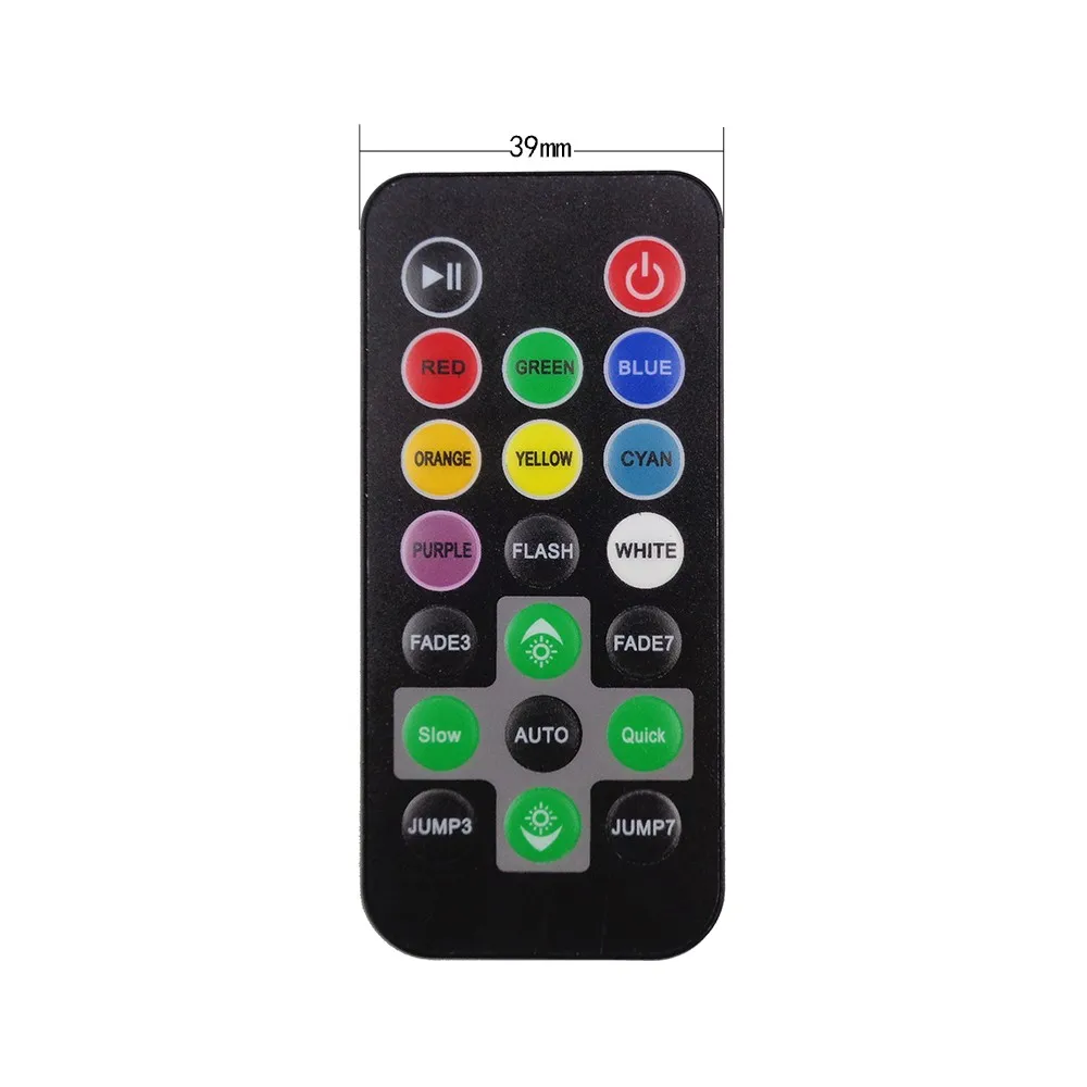 Мини пульт управления светодиодной лентой 20 клавиш 10 м|mini rgb controller|rgb controllerled controller