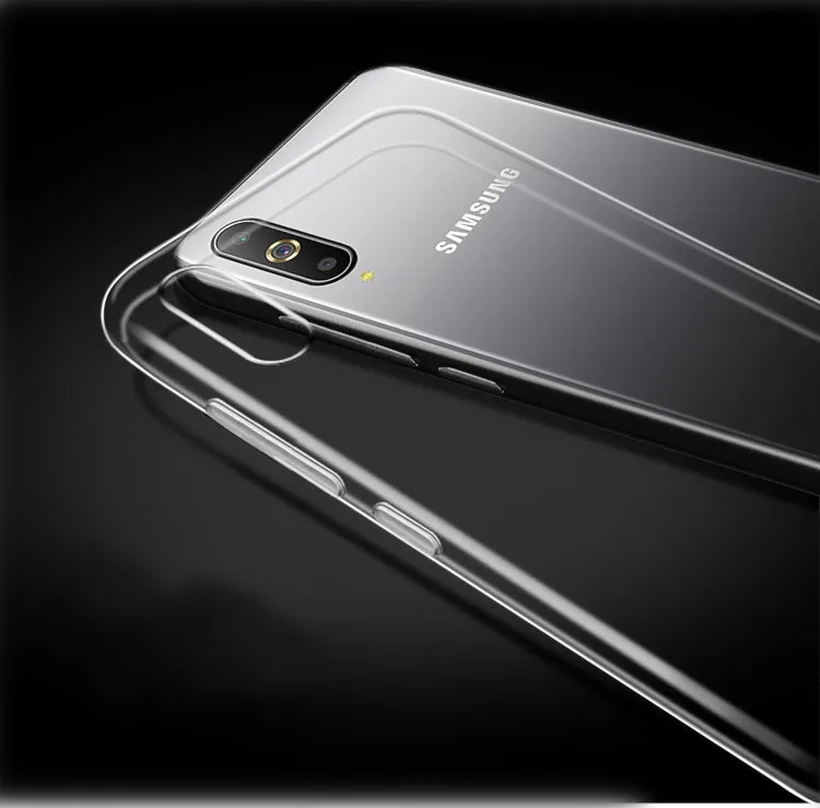 Мягкий чехол из ТПУ для Samsung A50 A11 A01 A10S A20S A21S прозрачный A30 A305F A305 A7 2018 S10 E Plus Lite
