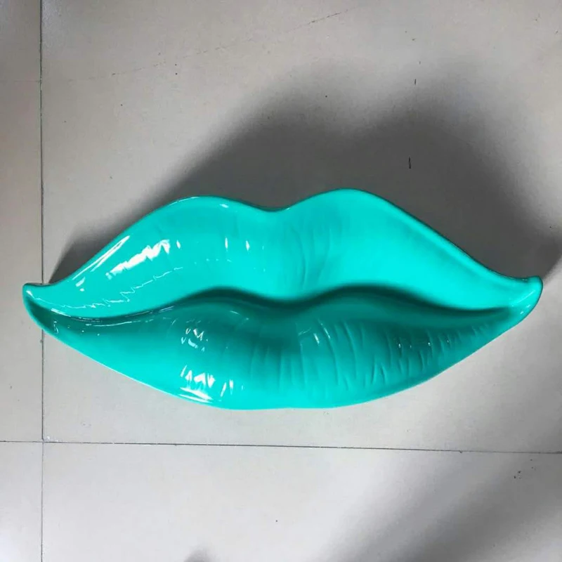 3D декоративная скульптура с выбивающимся ртом, настенный бар, люди, части тела, украшение дома, статуи губ