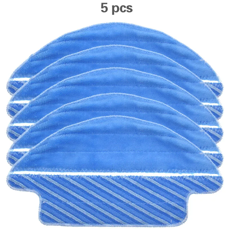 New 5pcs/10pcs Fabric mop inserts for Conga 3090 series robot vacuum cleaner accessories fabric mop insert kit - Цвет: 5 pcs