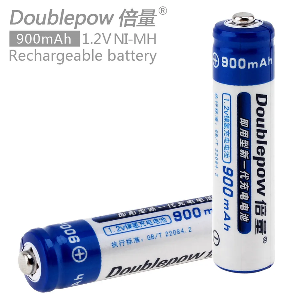 5 пар/лот перезаряжаемая батарея Doublepow AAA 1 2 В 900 мАч Ni MH LSD с циклом 1200|rechargeable