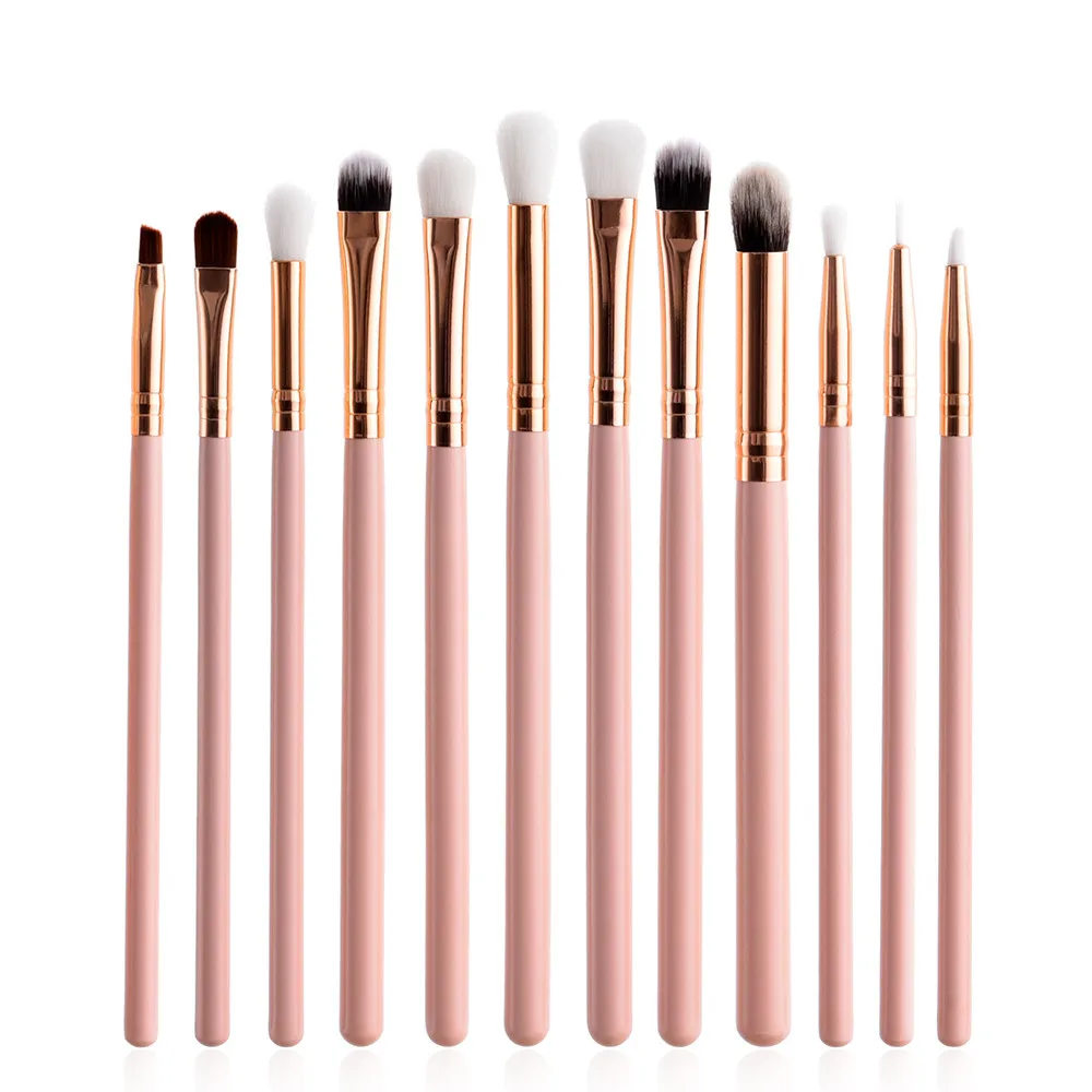 2018 New Arrivals Free Shipping12Pcs Professional Make-up Brush Foundation Eye Shadow Eyeliner Lip Tool | Красота и здоровье