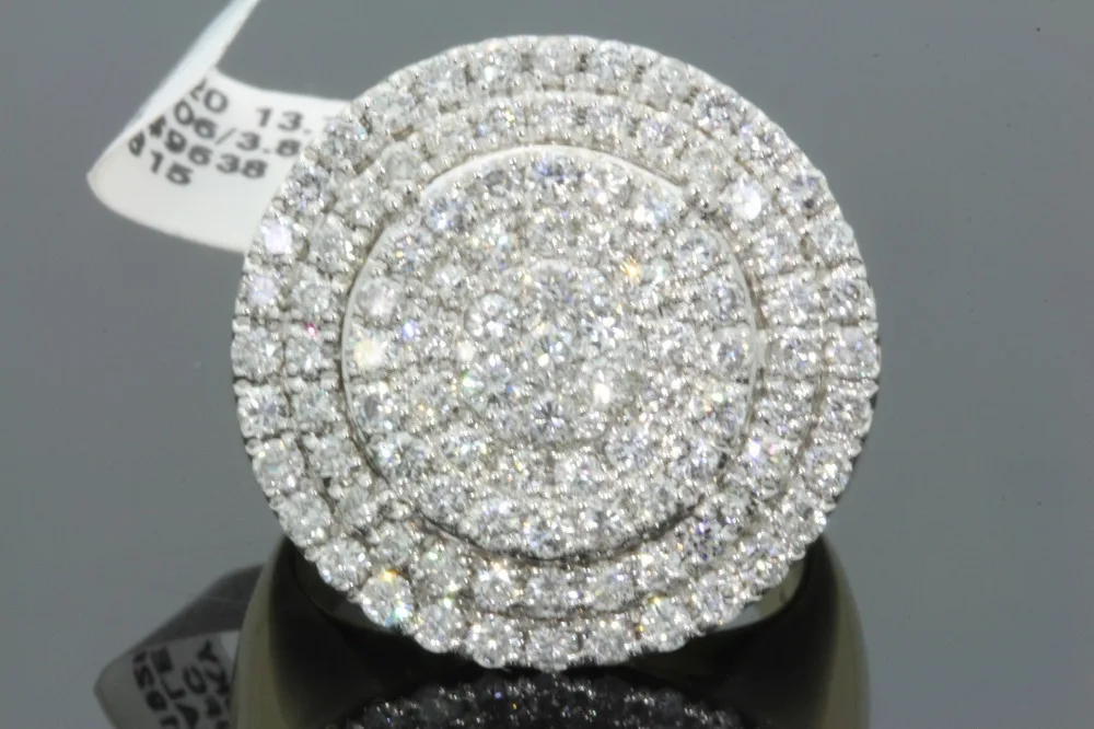 Yi qi булавки для женщин ювелирные изделия принцессы 5.6ct Cut ОГРОМНЫЙ AAA циркон цвета: