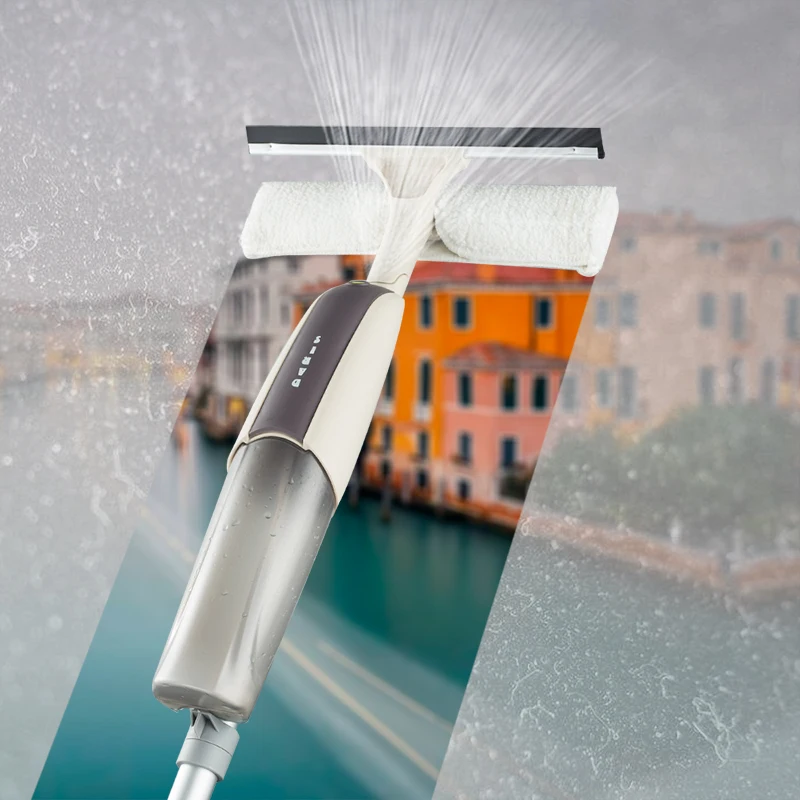 Швабра с распылителем 2 в 1 набор для мытья окон кухни ванной комнаты твердой