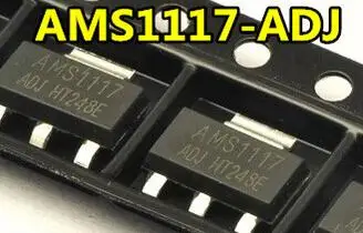 Оптовая продажа 50 шт./лот AMS1117-ADJ AMS1117 ADJ 1a SOT-223 Регулятор низкого выпадающего
