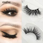 Visofree ресницы 3D норковые ресницы долговечный норковые ресницы естественный эффектный объемное наращивание ресниц Накладные ресницы A21