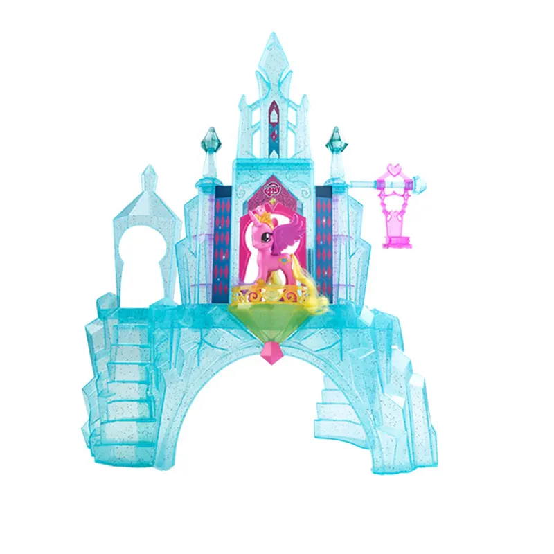 Игрушки My Little Pony Принцесса Каденс Кристалл Замок Набор ПВХ фигурки куклы принцесса девочки Рождественский подарок игрушки