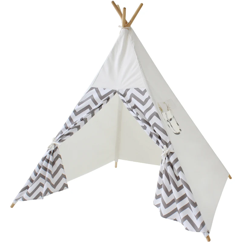 Wave tent Вигвам детская палатка игрушки для детей игровой домик типи палатка для детей Wigwam Крытый открытый номер День рождения Рождественский подарок - Цвет: Wave tent
