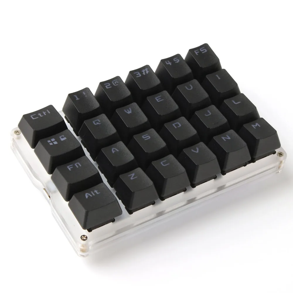 Программируемая клавиатура RGB YMDK переключатели MX Cherry Gateron 21/23/24 клавиши нумпад для