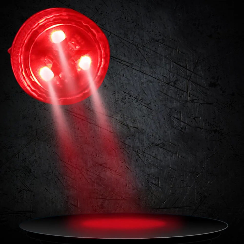 1pc 3LEDs Red Беспроводной светодиодный Предупреждение льный фонарь для открывания двери автомобиля, магнитная вспышка, стробоскоп, сигнальные огни, 3/5 светодиодный s Красный, защита от столкновения сзади - Испускаемый цвет: 1pc 3LEDs Red