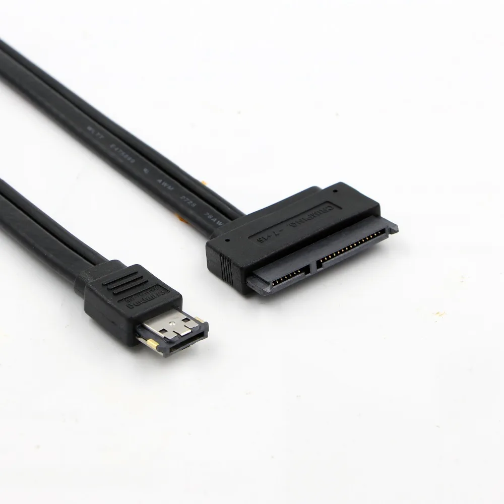 Оптовая продажа питания eSATA USB 5V 12V Combo к 22 Pin SATA 2 5 &quotHDD кабель жесткого диска| |