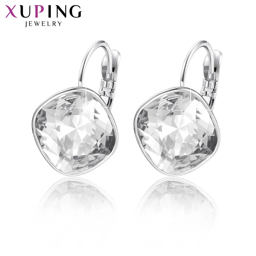 Xuping Роскошные серьги-кольца ювелирные изделия Кристаллы от Swarovski вечерние подарки темперамент для женщин девочек M73 \ M74 M75-20353