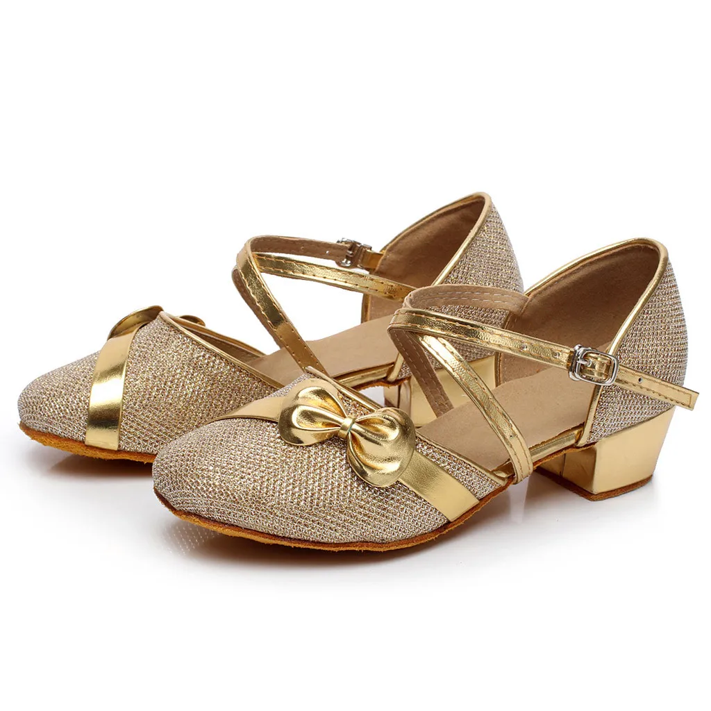 Детская обувь для маленьких девочек с бантом и кристаллами Обувь вечерние Сезон