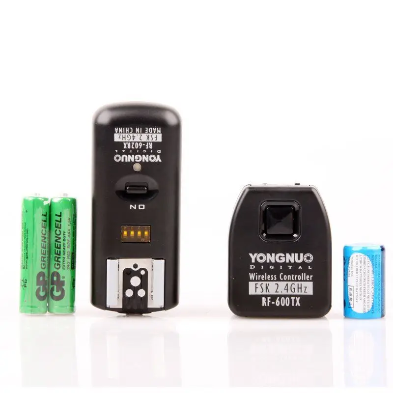 Yongnuo RF602 RF 602 2 4 ГГц беспроводной дистанционный триггер вспышки 1 ресивер для Canon|flash