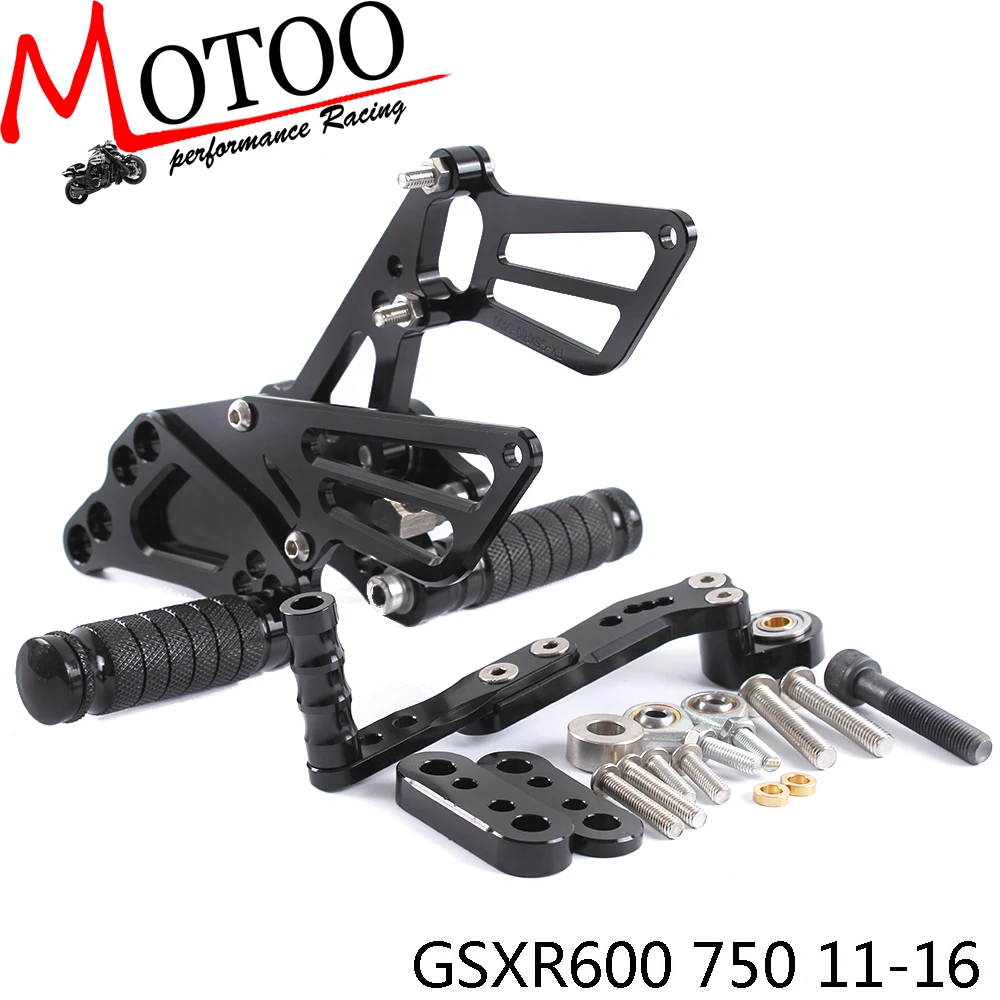 Алюминиевые Подножки для мотоцикла SUZUKI GSXR600/750 gsxr 600 750 2011 2016|Подставки под ноги| |