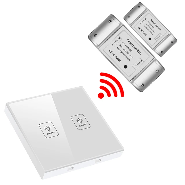 Беспроводной Touch Smart наклейка для выключателя света общий дом модификации Diy