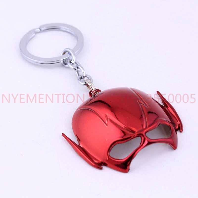 The Flash Lightning Keychain Red Gold Logo Metal Keyring Fashion Gift Key Chain Ring Holder for Car Souvenirs 100pcs | Украшения и