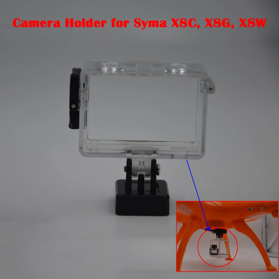 Для Syma X8C X8W X8G RC Quadcopter Drone Camera Mount Holder fit For GoPro hero 3 / + /4|drone camera mount|camera quadcoptercamera for drone |