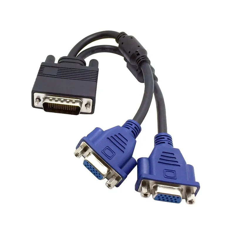10 шт./лот DMS 59 к кабель vag двойному VGA видео 59pin DVI 2 порт 20 см| |