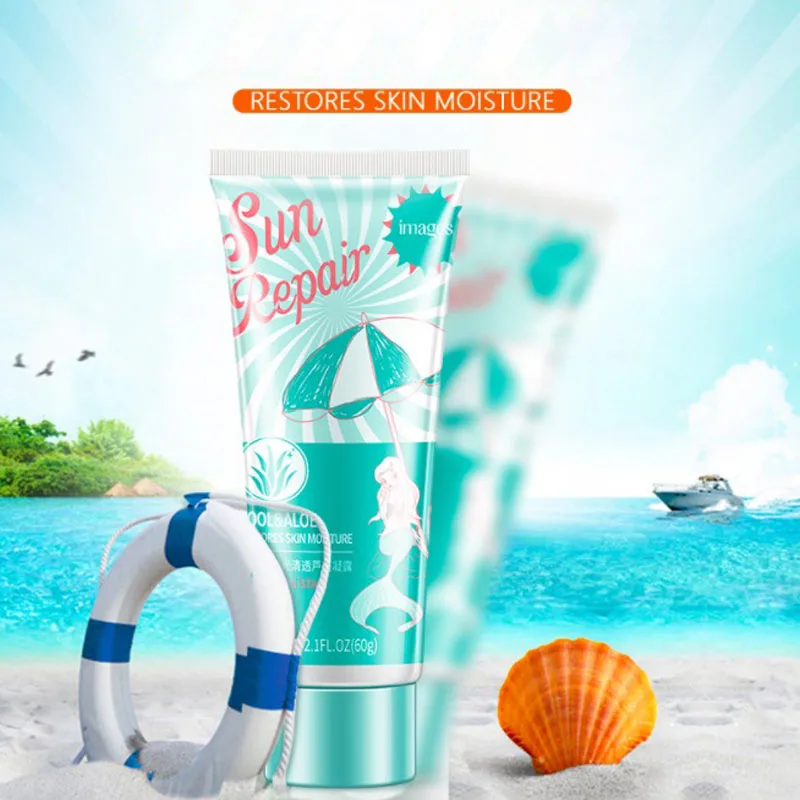 Алоэ Вера Солнцезащитный увлажняющий крем Spf 30 отбеливающий увлажняющий солнцезащитный лосьон Защита от солнца Блок Предотвращение повреждения кожи