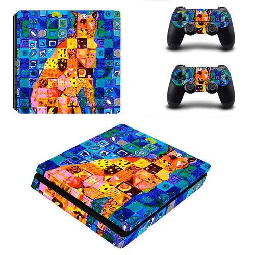 YSP4S-2281 День игры Ограниченная серия PS4 тонкая кожа Виниловая наклейка, стикер для Playstation 4 PS4 Slim Skin консоль и 2 контроллера - Цвет: YSP4S-2281