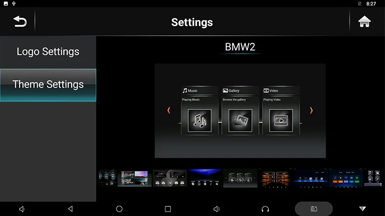 Автомобильный монитор Android 7,1 ТВ подголовник 12,5 дюймов HD 1080P 2.5D ультра-тонкий сенсорный экран DVD плеер WI-FI/Bluetooth/USB/SD/HDMI/FM MP5