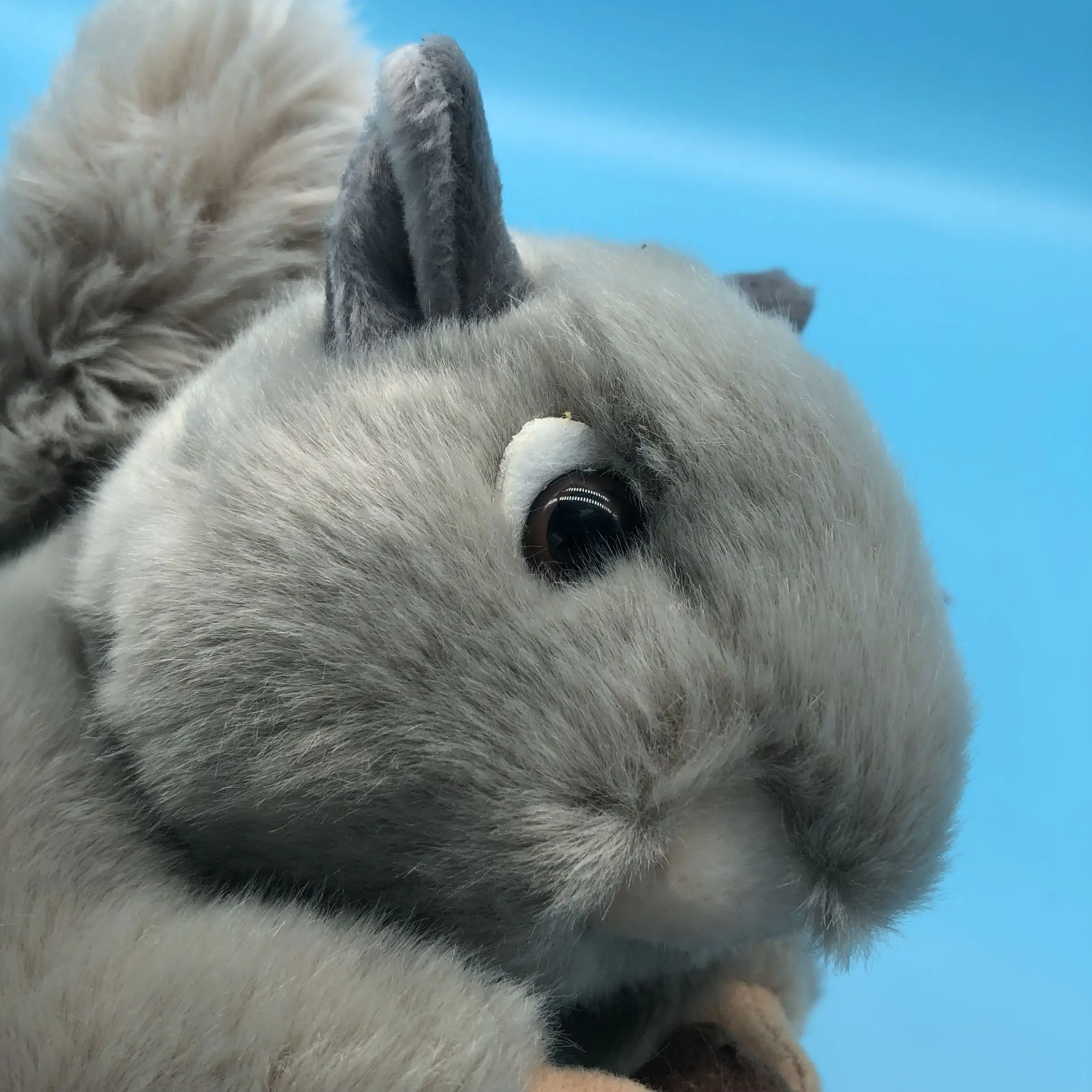 Милая серая белка плюшевая игрушка мягкая кукла детская подарок на день рождения