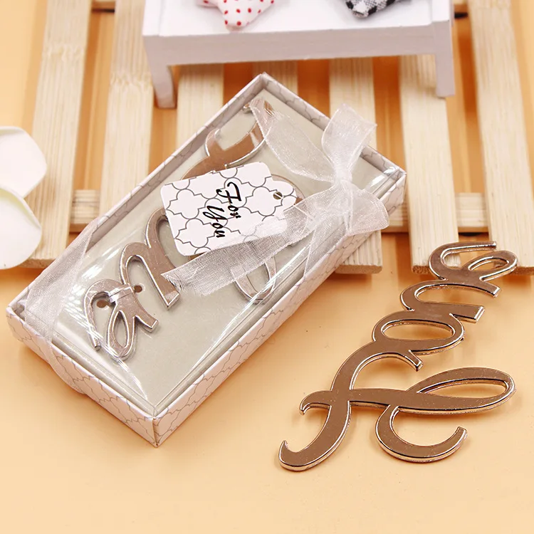 New product 300 pieces / party Wedding gifts Gifts Metal Beer LOVE Bottle Opener Party Decoration Gift for Guest | Дом и сад