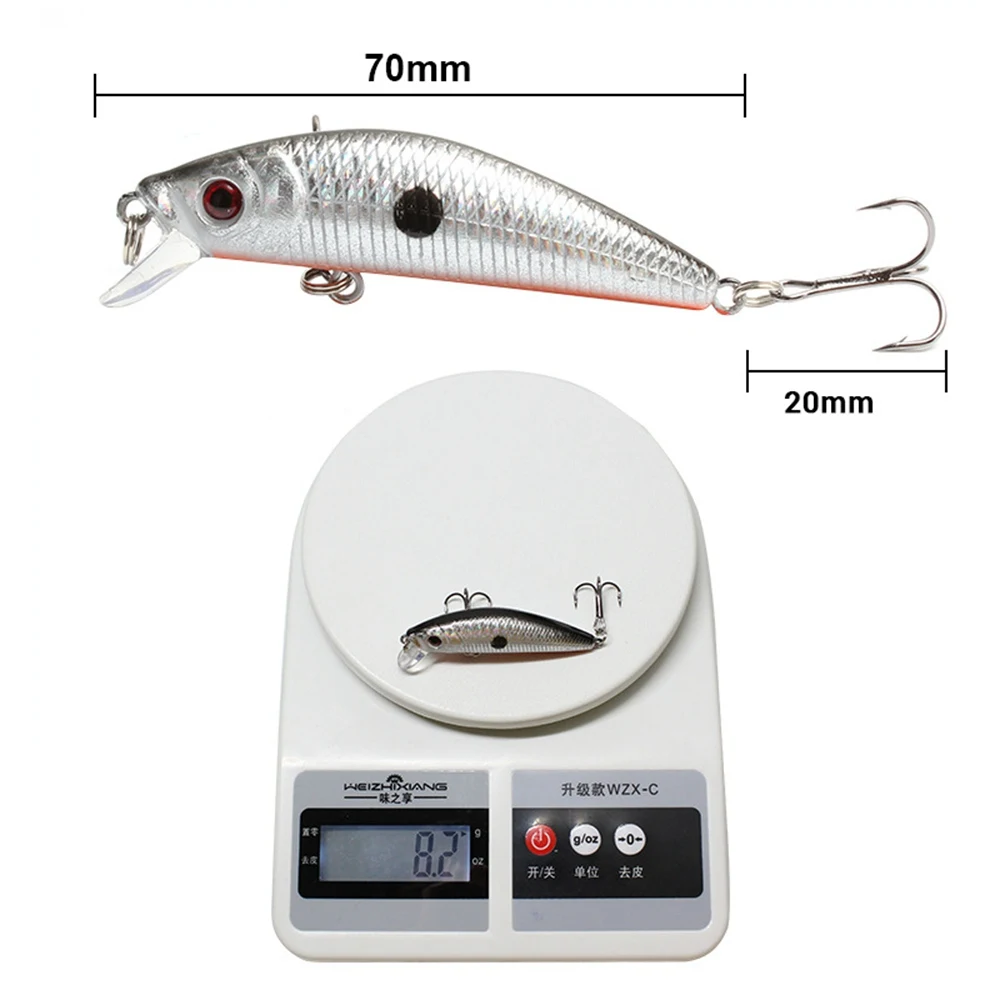 Victorsense Minnow приманки для ловли рыбы 7 см 8 2 г Crankba плавающая искусственная приманка