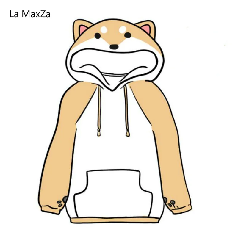La MaxZa 2018 прекрасный слизисто!/Home муха Шиба в куртка с капюшоном Для мужчин и женщин