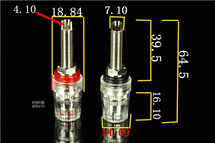 4 шт. усилитель с родиевым покрытием|post|post termination |