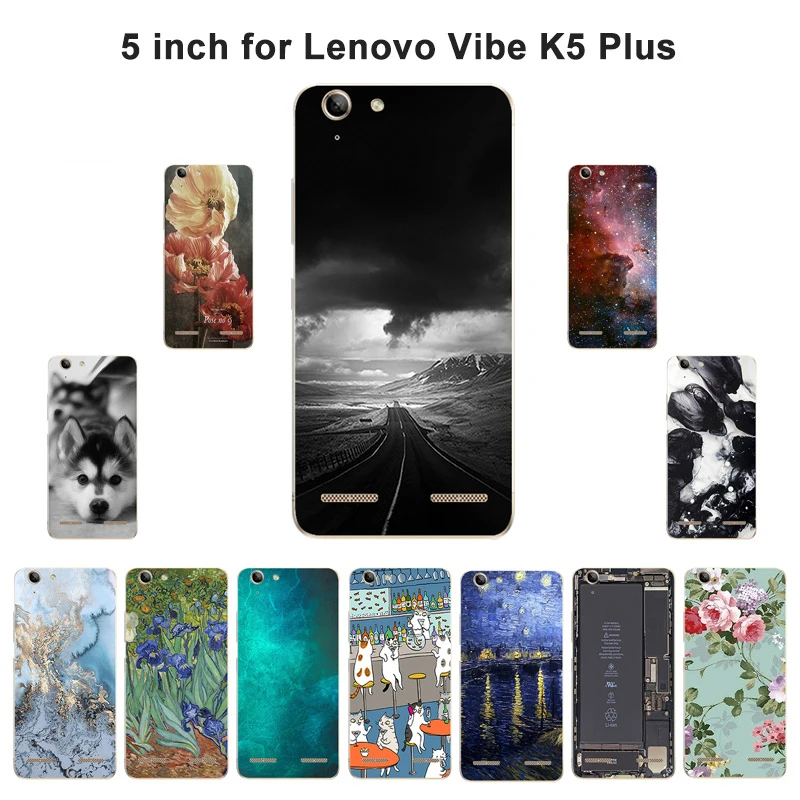 Чехол для lenovo A6020, чехол для lenovo Vibe K5, силиконовый чехол с пейзажем, для lenovo A6020a40, 5 дюймов, для lenovo Vibe K5 Plus